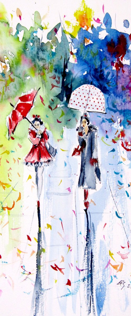 Walking people II by Kovács Anna Brigitta