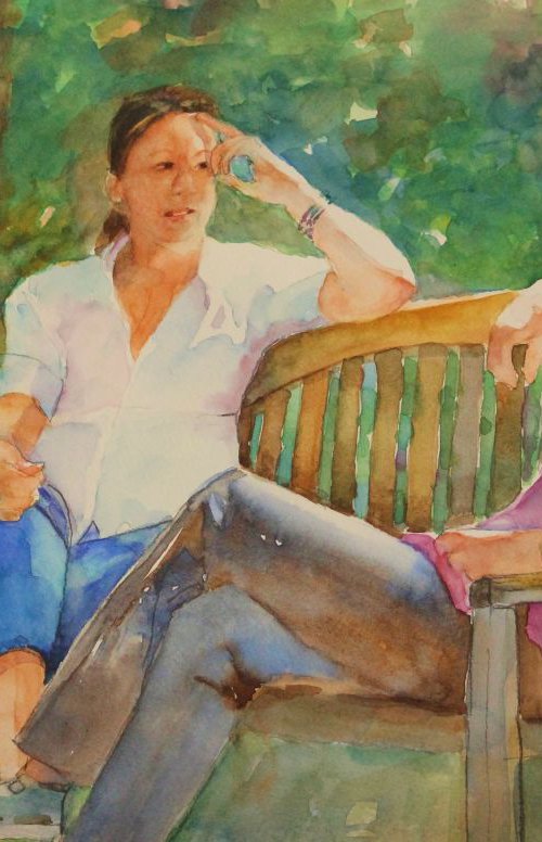 Catching up by Bronwen Jones