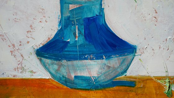 Blue Vase 12x16in (30x40 cm)