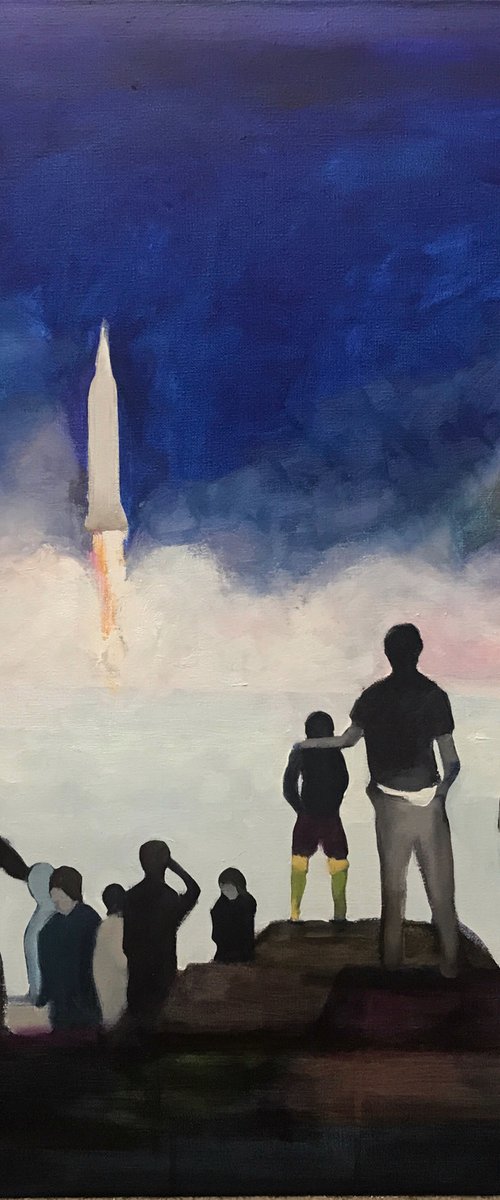 Apollo launch by Romuald Mulk Musiolik