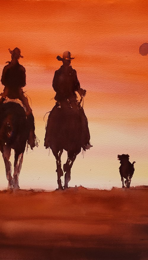 cowboys 2 by Oscar Alvarez Pardo
