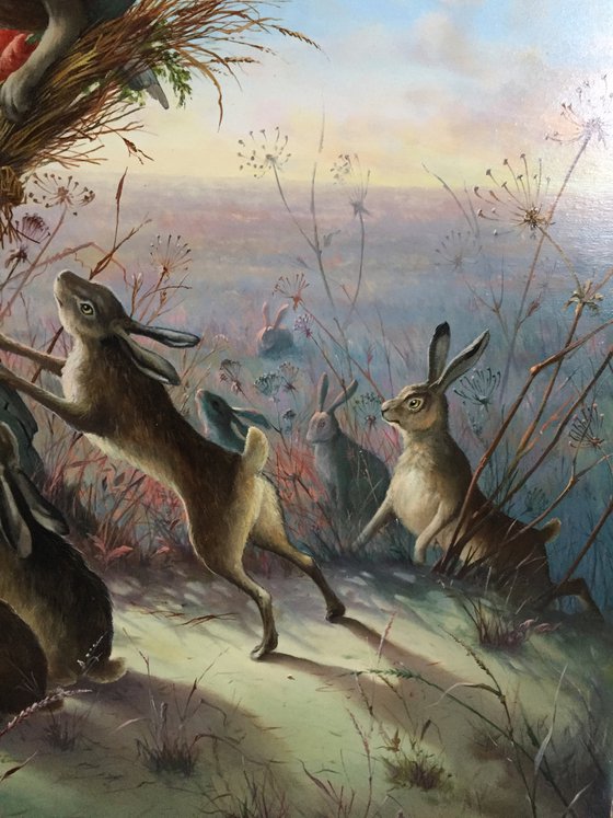 Hares.