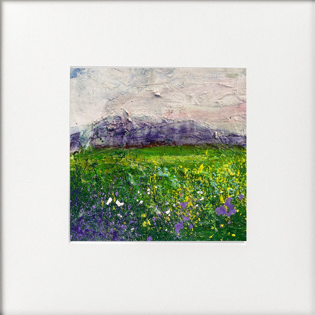 Seasons - Summer Violet Wildflower Meadow by Teresa Tanner