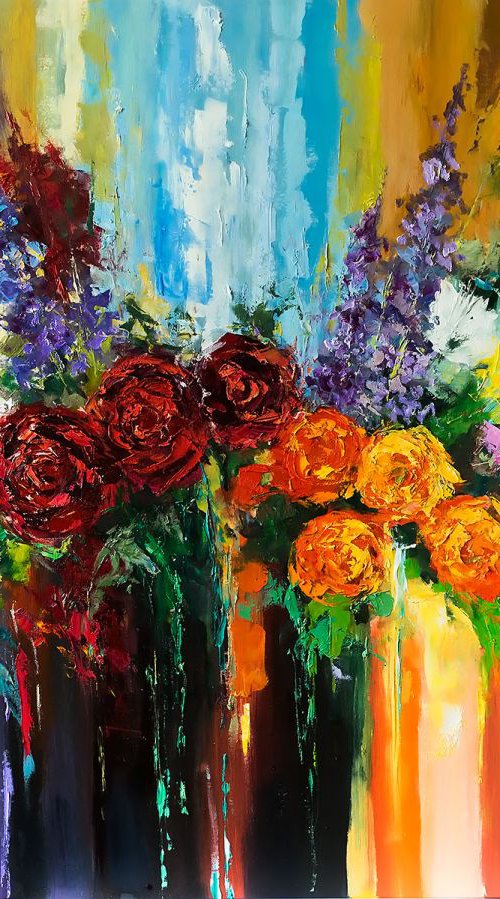 'Bouquet of Flowers III' by Ewa Czarniecka