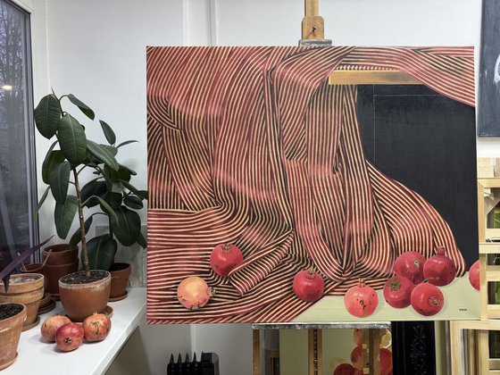 A love of pomegranates and silk