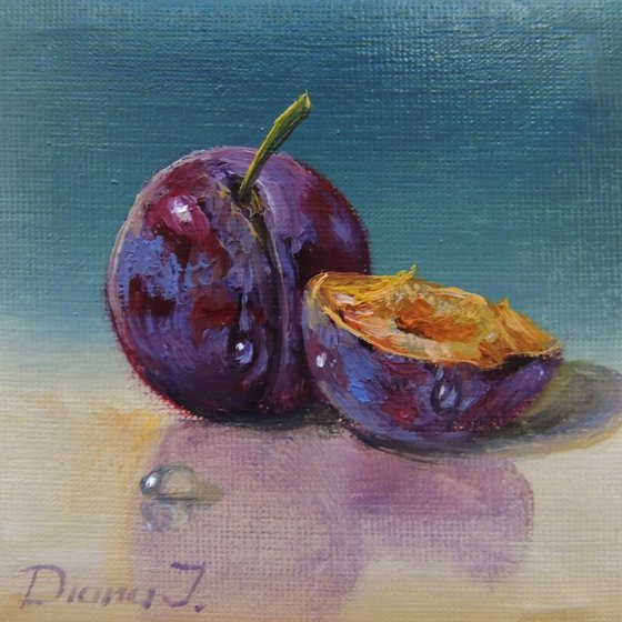 Plums - Diptych
