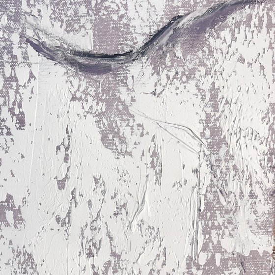 Abstraction lilac purple tones