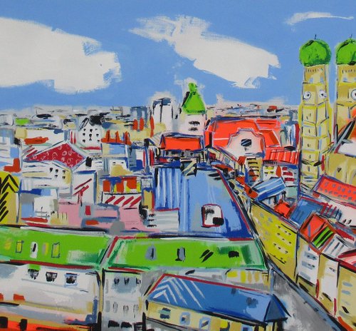Munich  180 X 70 CM / 70,86 х 27,55 inch by V. Lishko