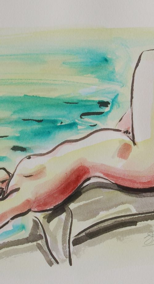 "Study after 'Sailor's Bride'" by Lorie Schackmann