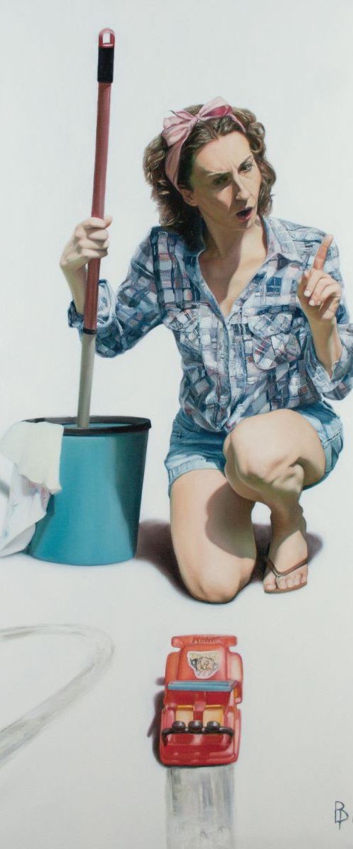 Alessia - The toy car by Paolo Borile