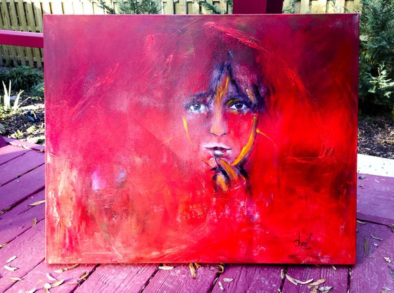 Tribute To Marlene Dumas Red