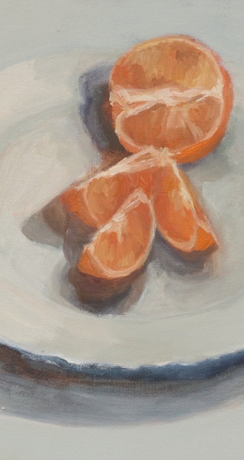 Oranges in a Bowl by Eri Ishii