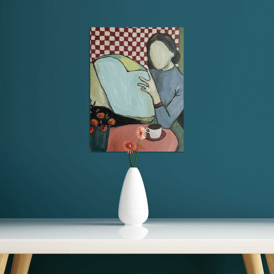 Girl with a Newspaper