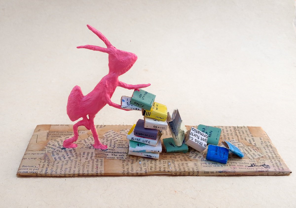 Surrealistic Sculpture , Knowledge Seeker By Shweta Mahajan, 10 X 5, Artwork For Sale On Artfinder