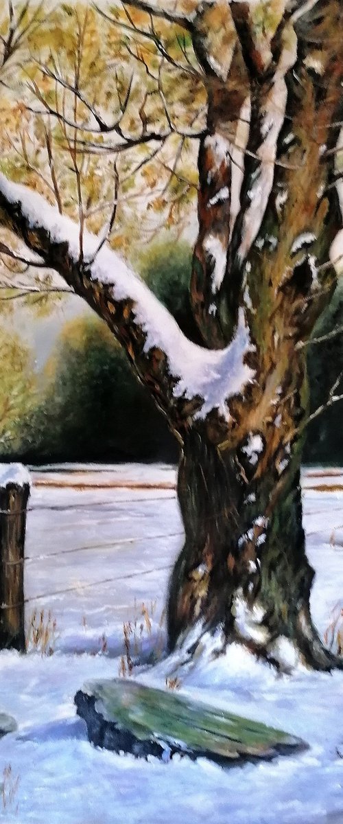 Winter landscape by Nelaart