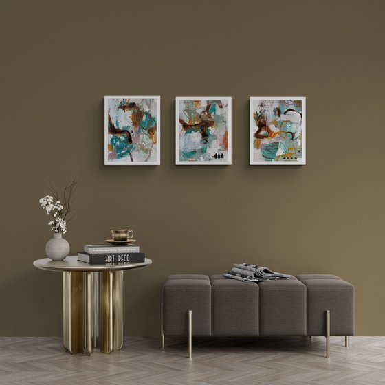 River to sea -set of 3