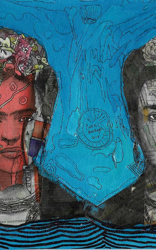 Two portraits of Frida by Pavel Kuragin