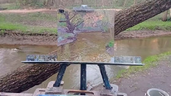 The Ponomarka River in April