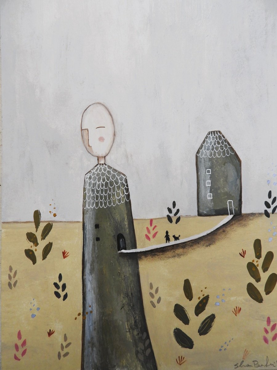 The human figure and the house by Silvia Beneforti