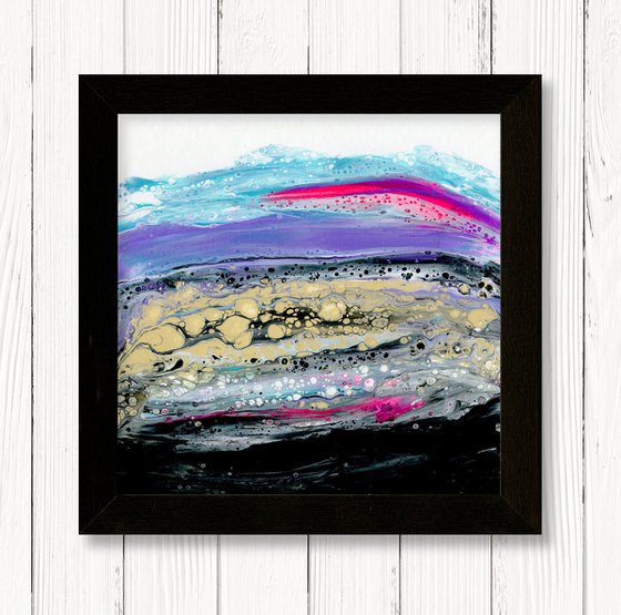Natural Moments 95 - Framed  Abstract Art by Kathy Morton Stanion