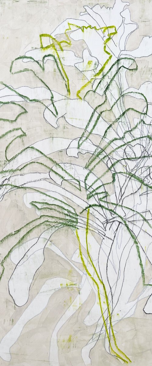 Kale in Winter III by Linda Jones