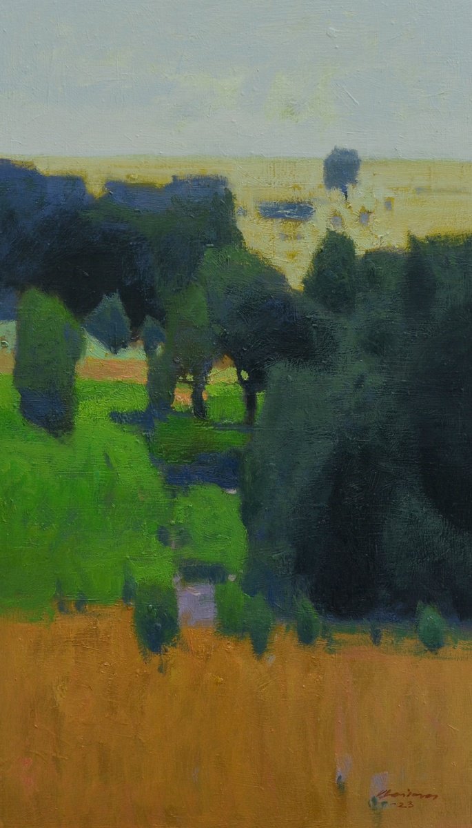 In The Valley By Vytautas Laisonas, 11 X 19, Artwork For Sale On Artfinder