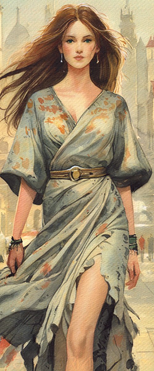 Girl in the City II by REME Jr.