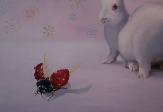 "Rabbits and Ladybug"