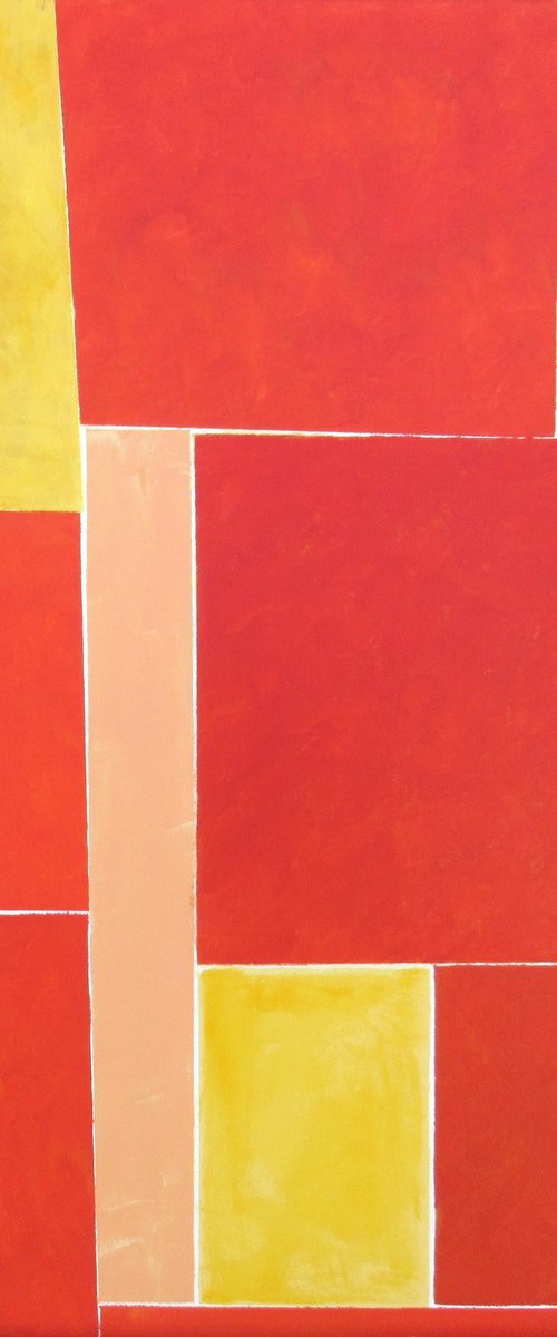 Red Certain # 3. by Megha Hendrick.