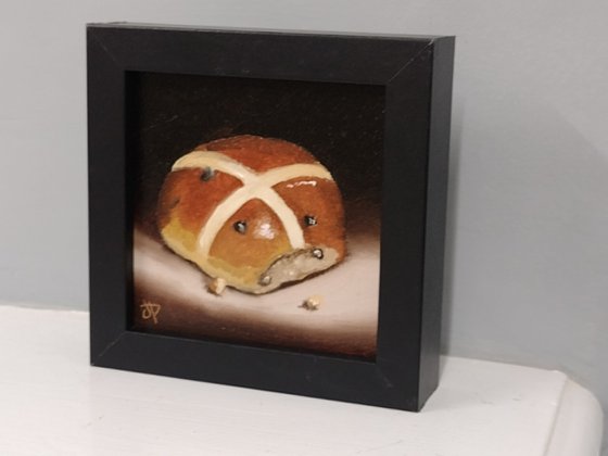 Little hot cross bun still life