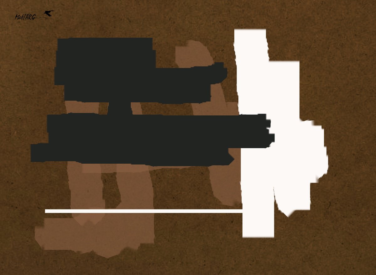 Organic Abstract Acrylic Painting By Joe Mcharg, 32 X 24, Abstract Board #1, Original Artwork