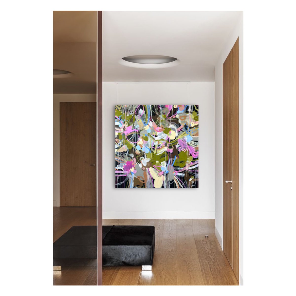 Midnight Dreams By Maria Esmar, 54 X 54, Artwork For Sale On Artfinder