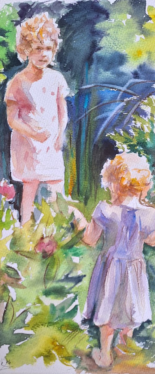 Flowers in my garden by Irina Bibik-Chkolian