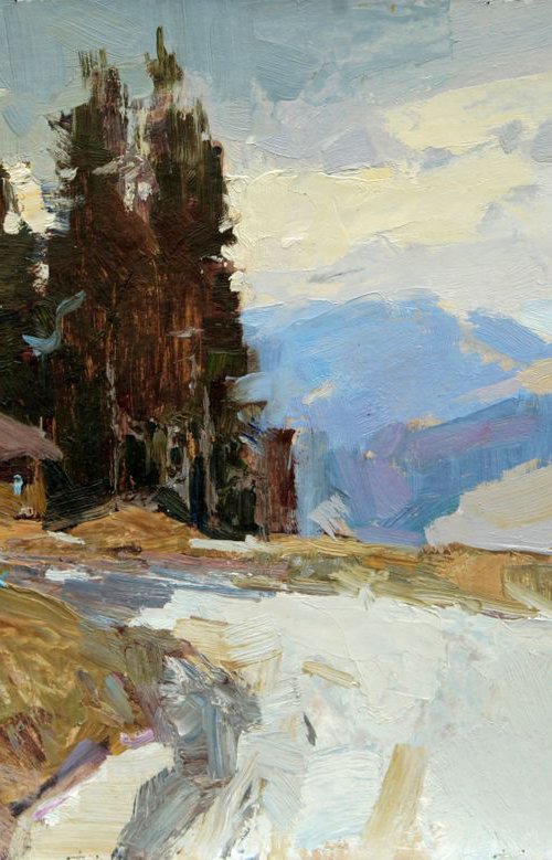 March in the mountains by Aleksandr  Kryushyn