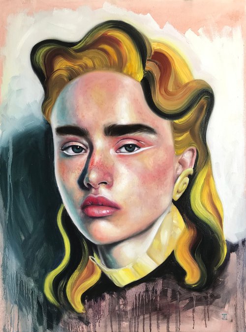 'Girl in Yellow' by Anastasia Terskih