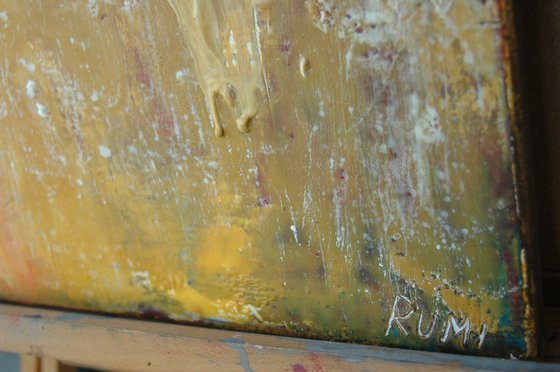 "Bright Days". Encaustic.