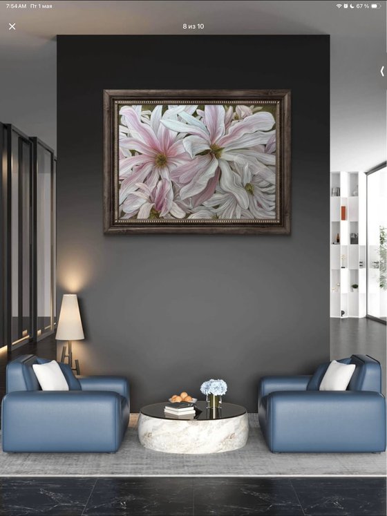 Ethereal Magnolia Bloom