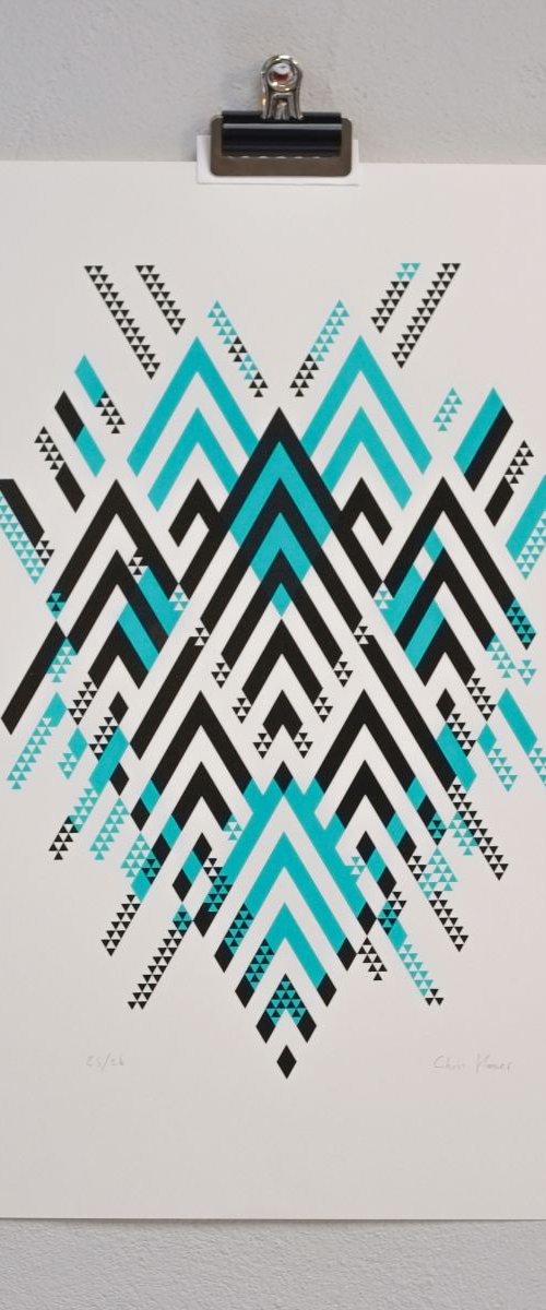 Deco Teal by Chris Homer