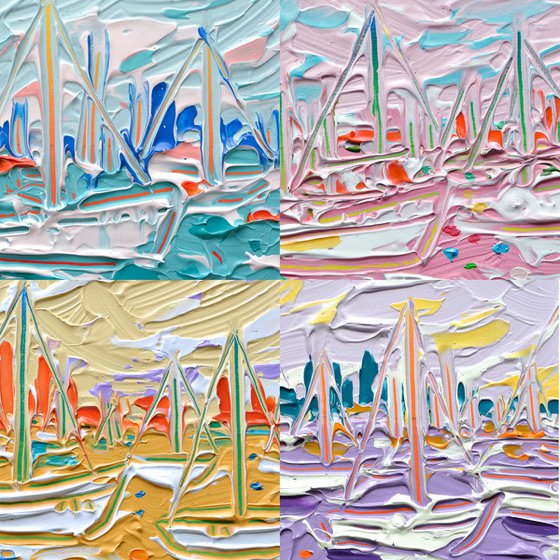 Set of 4 Seafaring Colours