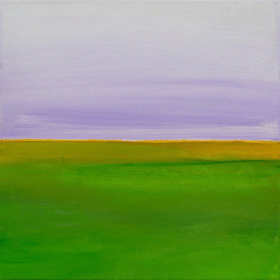 A Tranquil Landscape: Lavender Skies