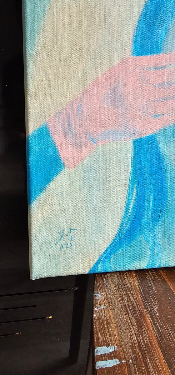 My hopes and my illusions, woman portrait