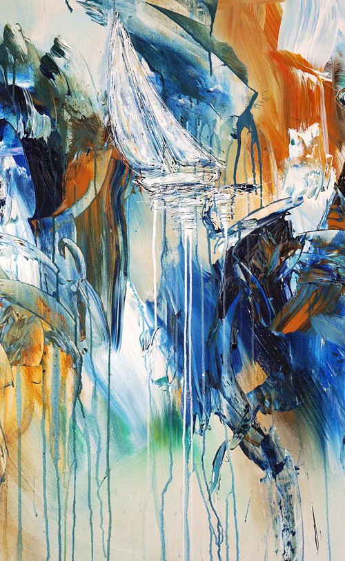 Stormy Sailing D 2 by Peter Nottrott