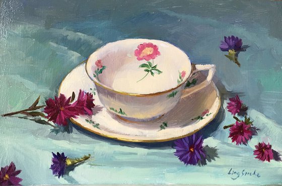 The Teacup (framed)