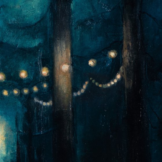 Meandering at night.