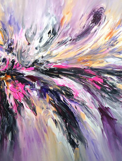 Anthracite Pink XXL 1 by Peter Nottrott
