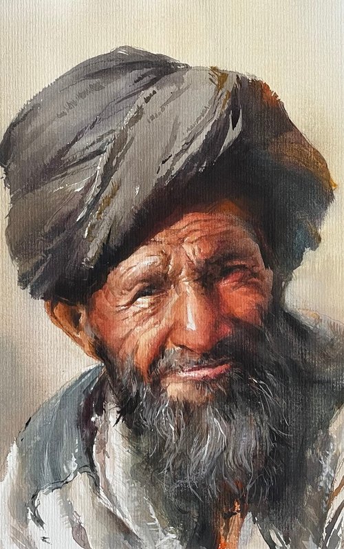 "The Wisdom of Age: Portrait of an Elder" by Alisher Matchanov
