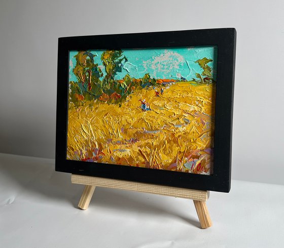 Sunny day in the field