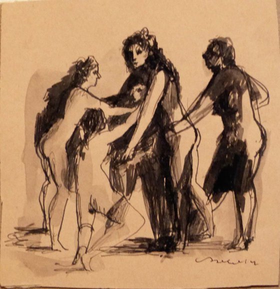 Etude, 16x16 cm ESA1