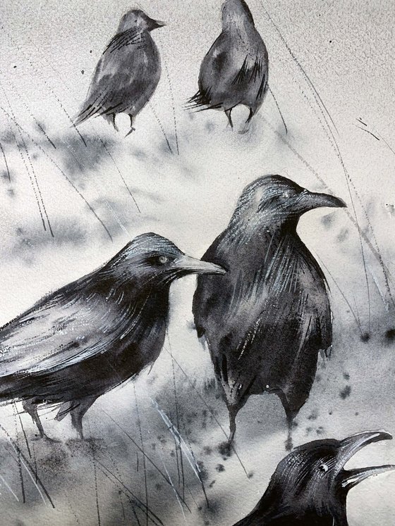 Winter birds.