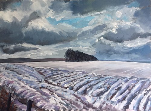 'Winter Journey, Fife' by Stephen Howard Harrison